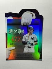 2025 Topps Holiday Making the Nice List Aaron Judge #MNL-20 card