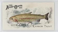 2025 Topps Allen & Ginter 50 Fish From Global Waters (Minis) Rainbow Trout #FGW-34