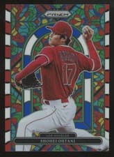 Shohei Ohtani 2022 Panini Prizm Stained Glass card