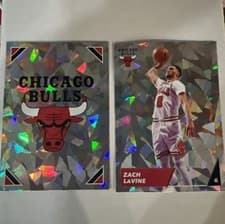Zach LaVine 2021-22 Panini NBA Sticker & Card Collection Base Set card
