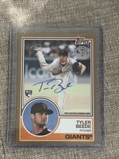 Tyler Beede 2018 Topps Update 1983 Baseball Autographs card