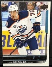 Evan Bouchard 2018 Upper Deck card