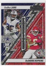 2024 Panini Contenders Power Players Malik Nabers / Xavier Worthy #23