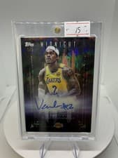2025-26 Topps Midnight Dark Marks Signatures Jarred Vanderbilt #DM-JV card