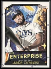 2026 Topps Heritage The Enterprise Junior Caminero #TE-JC card