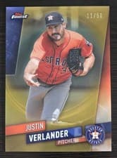 Justin Verlander 2019 Topps Finest card