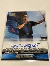 2024-25 Upper Deck Credentials Arena Experience Autographs John Forslund #AE-FO card
