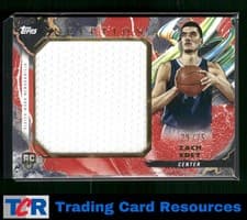 2024-25 Topps Inception Rookie Jumbo Relics Zach Edey #RJR-ZE card