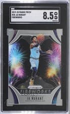 JA Morant 2019 Panini Prizm Fireworks card