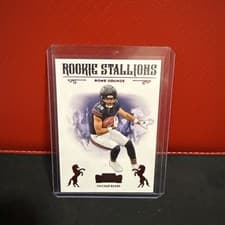 Rome Odunze 2024 Panini Contenders Rookie Stallions card