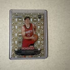 Reed Sheppard 2024-25 Panini Prizm Monopoly Millionaire White card