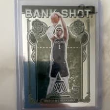 Victor Wembanyama 2023 Panini Mosaic Bank Shot card