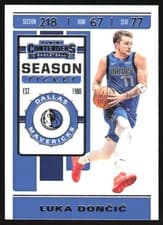 Luka Doncic 2019 Panini Contenders card