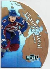 Nathan MacKinnon 2021 Skybox Metal Universe Planet card