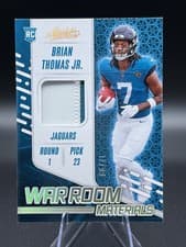 2024 Panini Absolute War Room Materials Brian Thomas Jr. #WRM-BTJ card