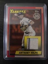 2025 Topps Update 1990 Topps Baseball Relics Anthony Volpe #90RU-AV card