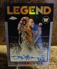 2026 Topps Chrome WWE 1986 Topps Autographs Shawn Michaels #86T-SM card