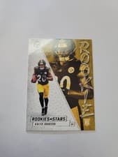 Kaleb Johnson 2025 Panini Rookies & Stars Rookie Exclusive card