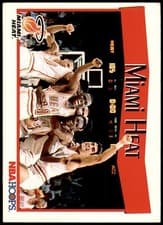 Miami Heat 1991-92 Hoops Base Set card