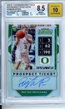 Payton Pritchard 2020 Panini Contenders Draft Picks card