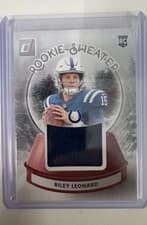 Riley Leonard 2025 Donruss Rookie Holiday Sweater card