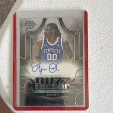 2025-26 Bowman Buzz Factor Autographs Otega Oweh #BZA-OO card