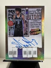 Isaiah Evans 2024-25 Bowman University Chrome Final Exam Autographs card