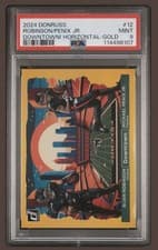 Bijan Robinson / Michael Penix Jr. 2024 Donruss Horizontal Downtown! card