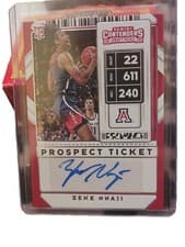 Zeke Nnaji 2020 Panini Contenders Draft Picks card