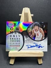 2024-25 Bowman University Chrome Eye Test Autographs Dylan Harper #ETA-DH card