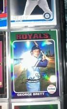 2019 Topps Complete Set Chrome Greatest Card Reprints George Brett #10