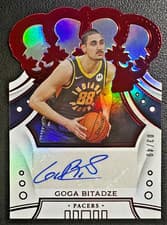 Goga Bitadze 2019 Panini Crown Royale Rookie Autographs card