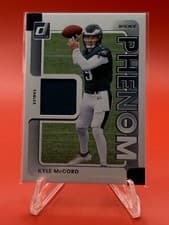 Kyle McCord 2025 Donruss Rookie Phenom Jerseys card