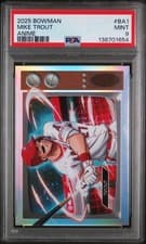 2025 Bowman Anime Mike Trout #BA-1 card