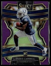 Parris Campbell 2019 Panini Select card