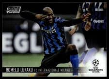 Romelu Lukaku 2020 Stadium Club Chrome UEFA Champions League card