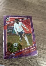 Bukayo Saka 2021 Panini Donruss Road to Qatar card