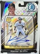 2024 Bowman Draft Bowman In Action Autographs Konnor Griffin #BIA-KG card