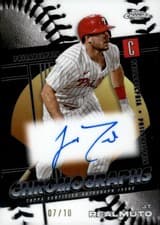 J.T. Realmuto 2025 Topps Chrome Chromographs Autographs card