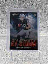 2024 Panini Absolute By Storm Brock Bowers #BS-BBS card