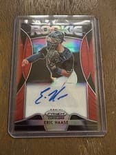 Eric Haase 2019 Panini Prizm Rookie Autographs card
