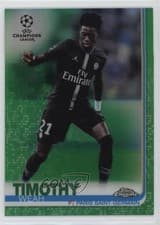 Timothy Weah 2018 Topps Chrome UEFA Champions League card