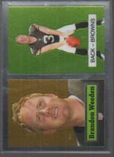 Brandon Weeden 2012 Topps Chrome 1957 Inserts card