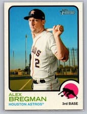 Alex Bregman 2022 Topps Heritage card