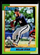 2025 Topps 1990 Topps Baseball (Series One) Nolan Ryan #T90-80 card