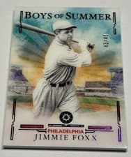 2025 Panini Boys of Summer Base Set Jimmie Foxx #9 card