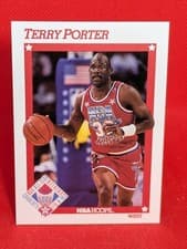 Terry Porter 1991-92 Hoops Base Set card