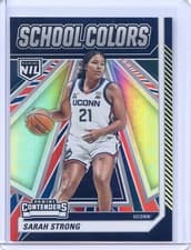 Sarah Strong 2024 Panini UConn Contenders School Colors card