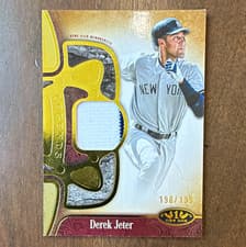 2026 Topps Tier One Tier One Legend Relics Derek Jeter #T1LR-DJ card