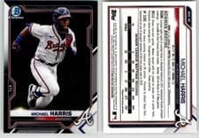 2021 Bowman Draft Chrome Michael Harris #BDC-86